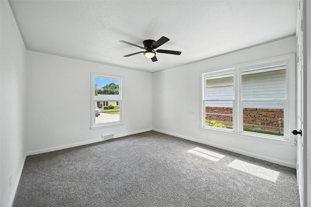 5416 Purington Ave, Fort Worth, TX 76112 - carpeted spare room featuring ceiling fan and baseboards