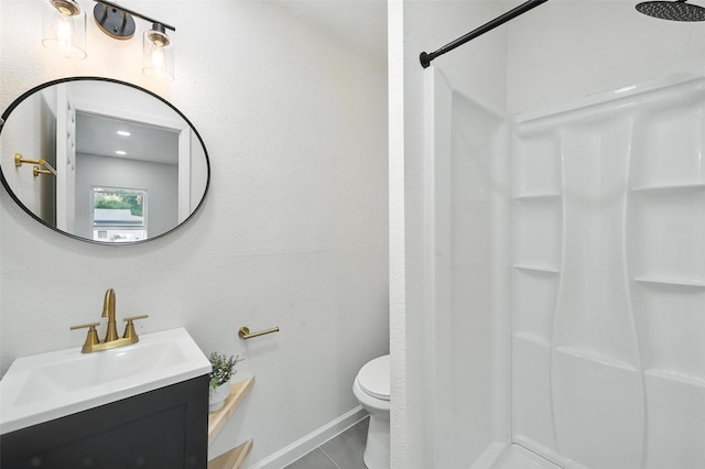 5416 Purington Ave, Fort Worth, TX 76112 - full bathroom featuring a shower, vanity, and tile patterned flooring
