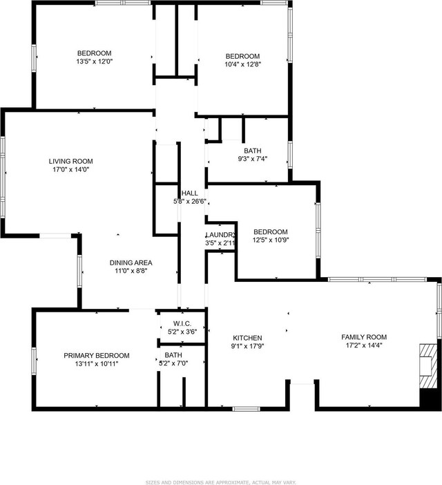 5416 Purington Ave, Fort Worth, TX 76112 - view of floor plan / room layout