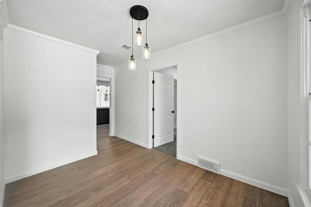 5416 Purington Ave, Fort Worth, TX 76112 - empty room featuring ornamental molding and wood finished floors