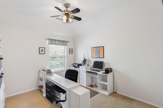 13317 Spinning Glen St, Fort Worth, TX 76040 - office space with light colored carpet and a ceiling fan