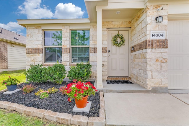 14304 Saddlebred Way, Fort Worth, TX 76052 - entrance to property featuring stone siding