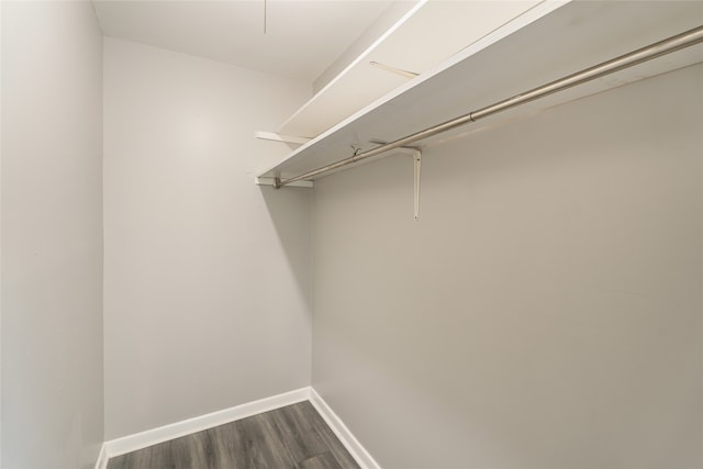 601 N 25th St, Corsicana, TX 75110 - walk in closet with dark wood finished floors