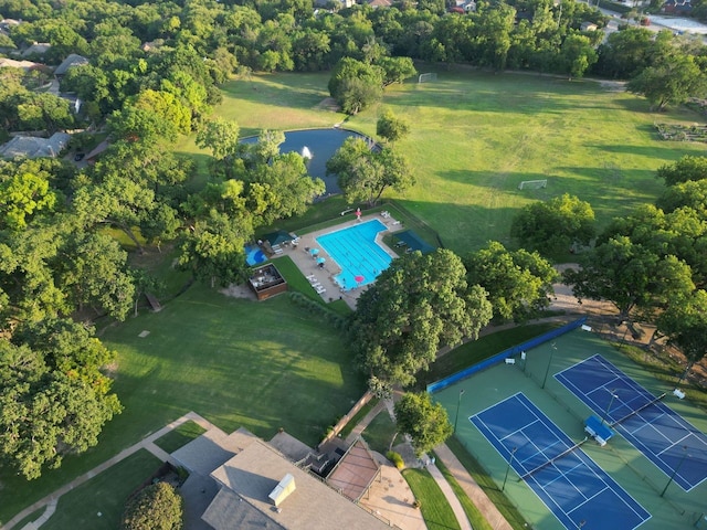 2505 Spring Hill Ln E, Garland, TX 75044 - view of property location with a pool