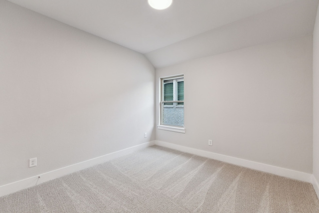4505 N Summit View Dr, Mckinney, TX 75071 - unfurnished room featuring light colored carpet and lofted ceiling
