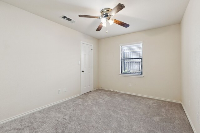 5602 Overridge Dr, Arlington, TX 76017 - carpeted empty room featuring ceiling fan and baseboards