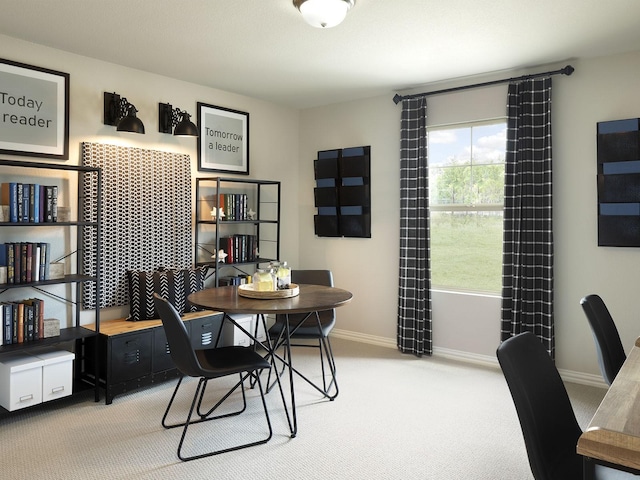 201 Whitlow Dr, Princeton, TX 75071 - dining space with carpet floors and an office area