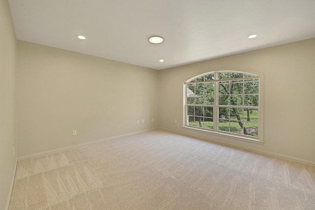 10111 Bluffview Cir, Pilot Point, TX 76258 - empty room featuring carpet and recessed lighting