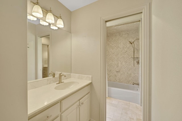 10111 Bluffview Cir, Pilot Point, TX 76258 - bathroom with vanity and tub / shower combination