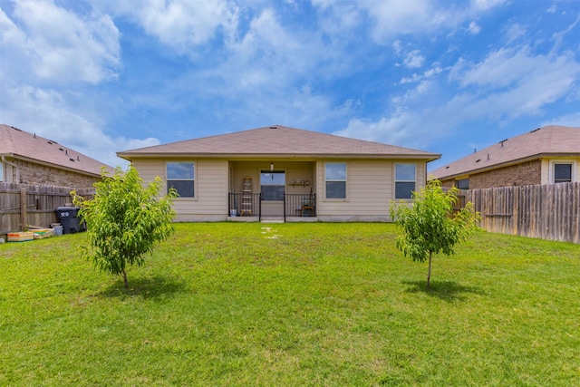 3008 Skinner Dr, Waco, TX 76655 - rear view of property with a fenced backyard