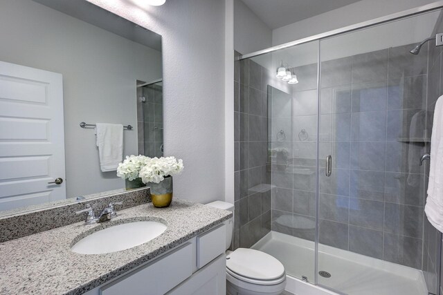 204 Savannah Ln, Oak Point, TX 75068 - bathroom with a shower stall and vanity