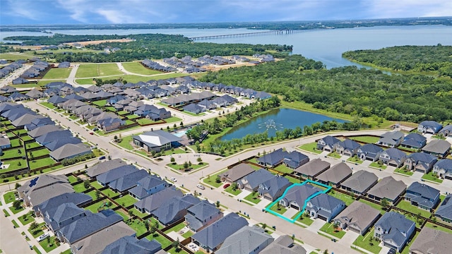 204 Savannah Ln, Oak Point, TX 75068 - view of property location featuring a large body of water and nearby suburban area