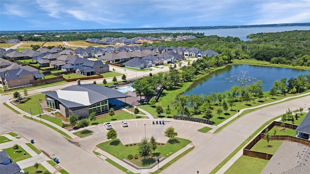 204 Savannah Ln, Oak Point, TX 75068 - aerial view of residential area featuring a large body of water