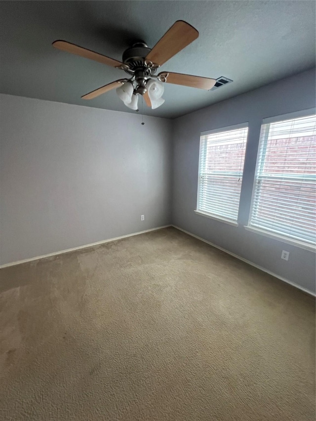 5901 Westgate Dr, Fort Worth, TX 76179 - empty room featuring a ceiling fan and carpet