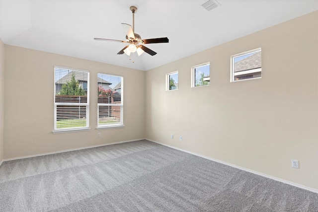 8516 Ontario Dr, Mckinney, TX 75072 - carpeted empty room featuring baseboards and a ceiling fan