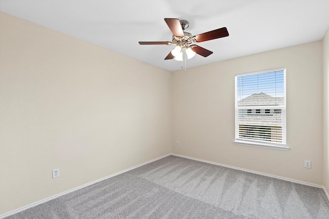 8516 Ontario Dr, Mckinney, TX 75072 - spare room with ceiling fan and carpet flooring