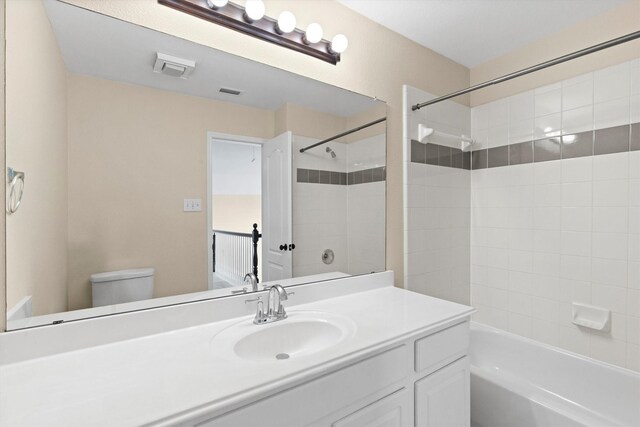 8516 Ontario Dr, Mckinney, TX 75072 - full bathroom featuring vanity and bathing tub / shower combination