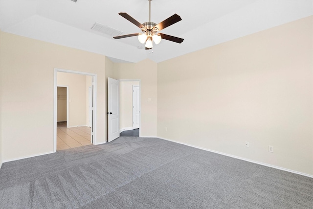 8516 Ontario Dr, Mckinney, TX 75072 - unfurnished bedroom with carpet and ceiling fan