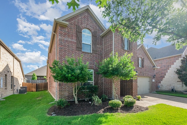 4600 Evenstar Way, Plano, TX 75074 - view of front of home with brick siding, driveway, and a garage