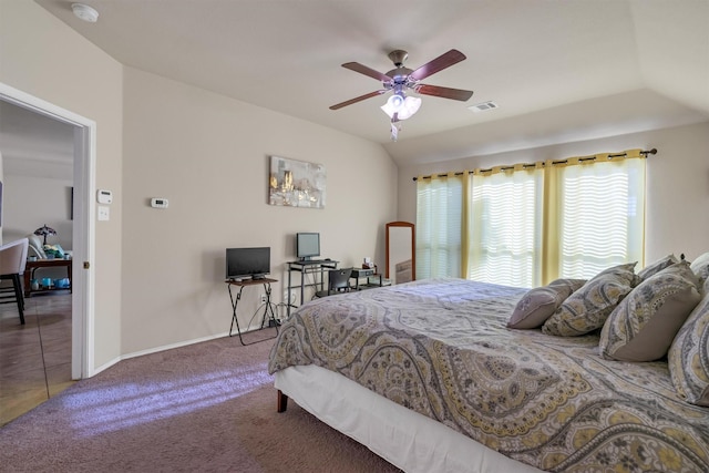 520 Rustic Oak Ln, Mckinney, TX 75072 - carpeted bedroom featuring an office area and a ceiling fan