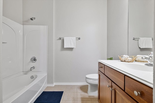 626 Oakland Hills Ln, Frisco, TX 75036 - full bath featuring vanity, tile patterned flooring, and tub / shower combination