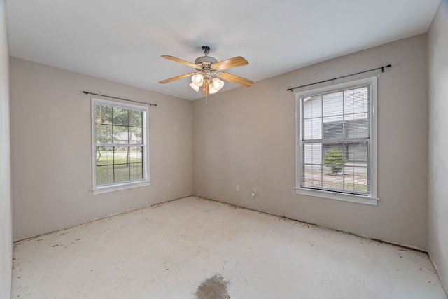 4013 Cherokee Ct, Granbury, TX 76048 - unfurnished room with a ceiling fan