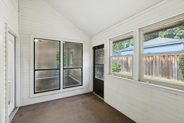 6604 Kingsferry Ct, Arlington, TX 76016 - unfurnished sunroom featuring lofted ceiling