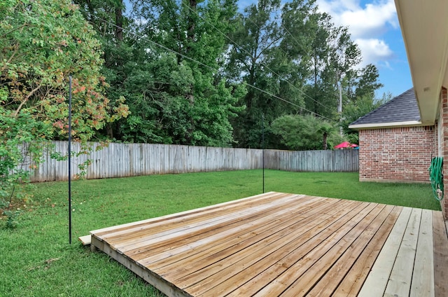 245 Harders Crossing Blvd, Shreveport, LA 71106 - wooden deck featuring a fenced backyard