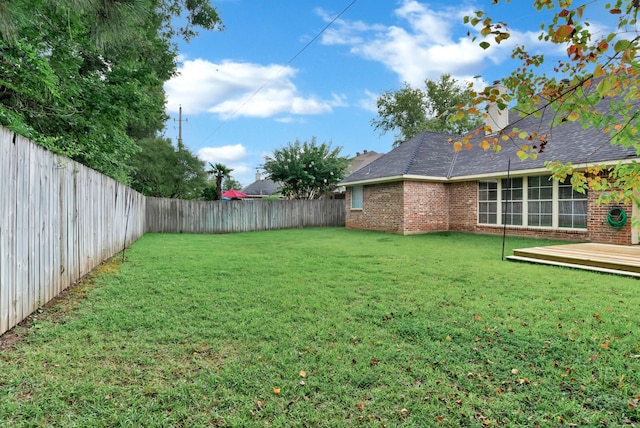 245 Harders Crossing Blvd, Shreveport, LA 71106 - fenced backyard with a deck