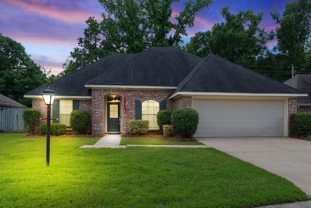 245 Harders Crossing Blvd, Shreveport, LA 71106 - view of front of house featuring brick siding, roof with shingles, and an attached garage