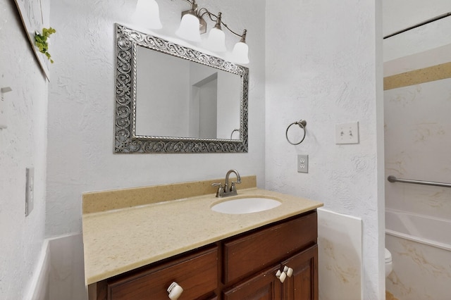 201 Settlers Glen Trl, Arlington, TX 76002 - full bath with vanity and a textured wall
