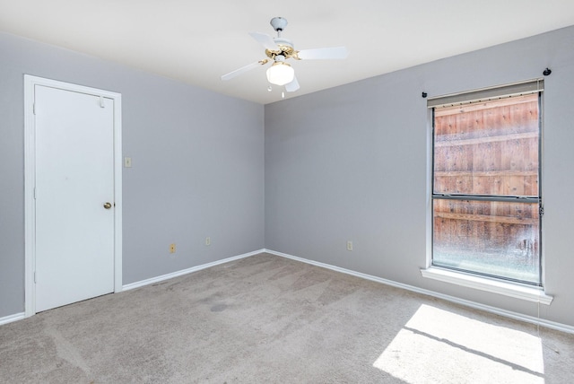 6515 Genstar Ln, Dallas, TX 75252 - carpeted empty room featuring ceiling fan and baseboards