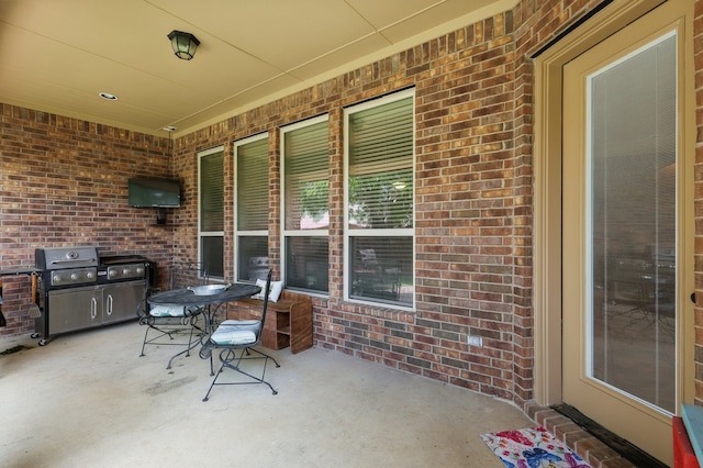 6902 Golf Green Dr, Arlington, TX 76001 - view of patio / terrace featuring grilling area