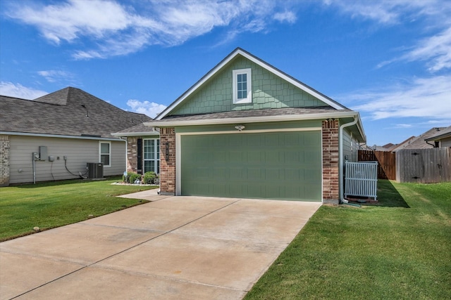 917 N Fork Ranch Rd, Waco, TX 76705 - view of front of house featuring driveway, a garage, and brick siding