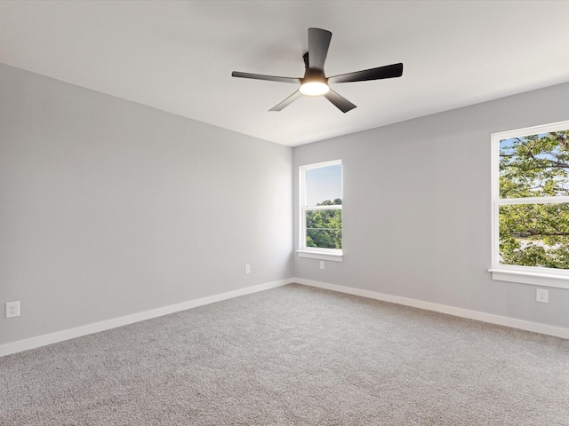 1400 Belzise Ter, Fort Worth, TX 76104 - carpeted spare room featuring plenty of natural light and ceiling fan