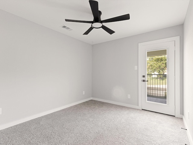 1400 Belzise Ter, Fort Worth, TX 76104 - unfurnished room featuring ceiling fan and carpet