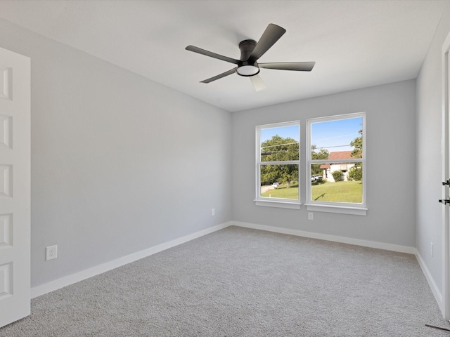 1400 Belzise Ter, Fort Worth, TX 76104 - carpeted spare room with a ceiling fan and baseboards