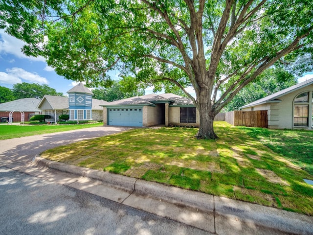 3717 Fairhaven Dr, Fort Worth, TX 76123 - view of front of property featuring driveway, a garage, and brick siding