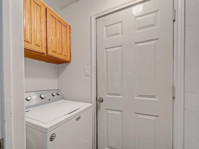 3717 Fairhaven Dr, Fort Worth, TX 76123 - laundry area featuring washer / dryer and cabinet space