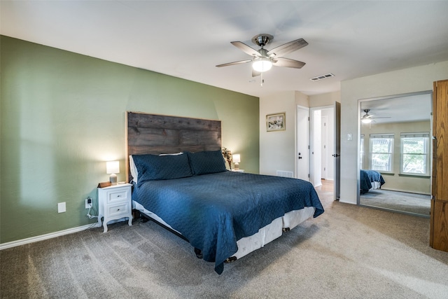 913 Lake Meadows Dr, Rockwall, TX 75087 - carpeted bedroom with baseboards and a ceiling fan