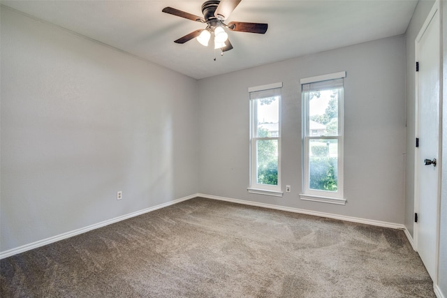 913 Lake Meadows Dr, Rockwall, TX 75087 - carpeted empty room featuring baseboards and a ceiling fan