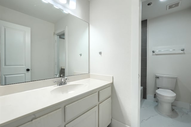 3609 Whitehaven Dr, Plano, TX 75093 - bathroom with marble look tile flooring, vanity, and shower / bathtub combination