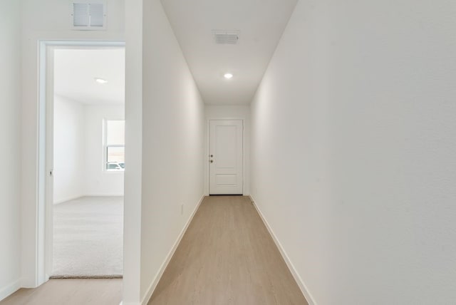 7754 Reese St, Dallas, TX 75114 - hall featuring light wood-style flooring and recessed lighting