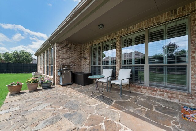 1021 Springtown St, Forney, TX 75126 - view of patio featuring area for grilling