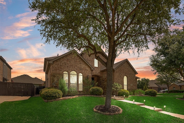 1021 Springtown St, Forney, TX 75126 - view of front of property featuring brick siding and stone siding