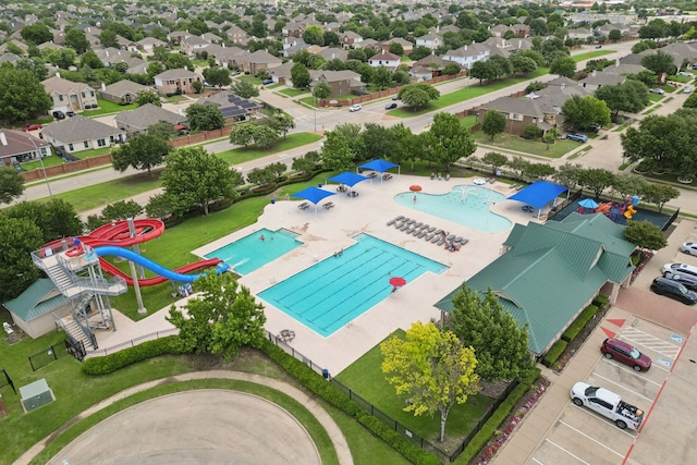 8501 Viridian Ln, Fort Worth, TX 76123 - drone / aerial view of a pool