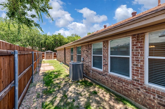 308 Crowe Dr, Euless, TX 76040 - fenced backyard with a storage unit