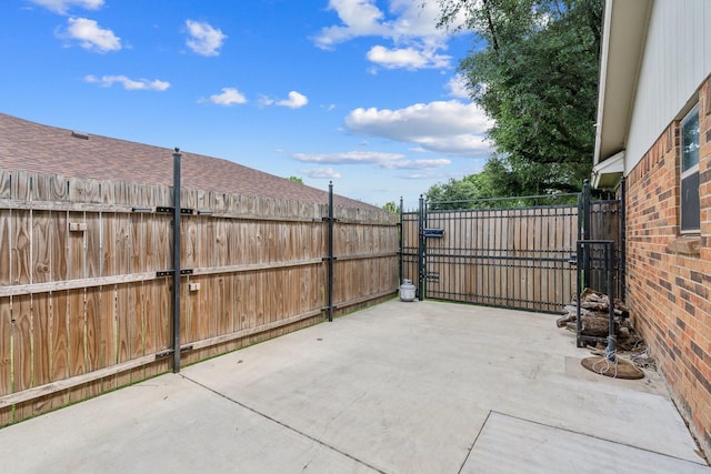 3905 Chestnut St, Fort Worth, TX 76137 - view of patio featuring a gate