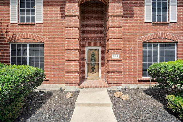 9129 Apollo Ct, Frisco, TX 75033 - doorway to property featuring brick siding