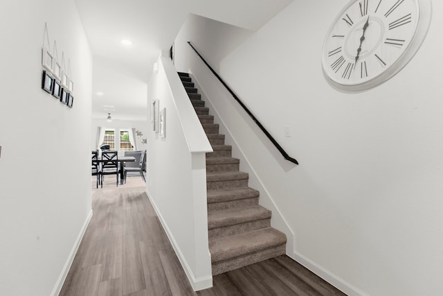 418 Madison Way, Princeton, TX 75407 - stairway with wood finished floors and recessed lighting